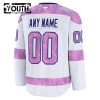 Maillot de Hockey Buffalo Sabres Personnaliser Fanatics Hockey Fights Cancer Practice 2024-25 Blanc - Enfant